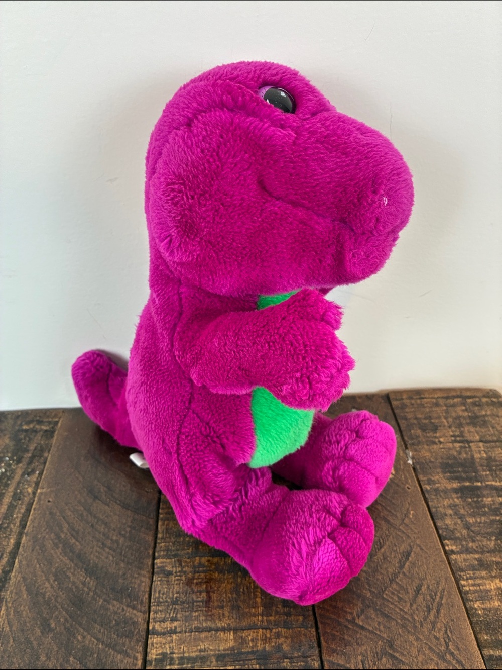 Barney Plush Purple Dinosaur Stuffed Toy Vintage 1992 Lyons